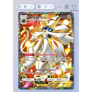 Solgaleo full art Pokémon tcg pocket