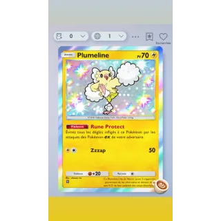 Plumeline shiny pokemon tcg pocket