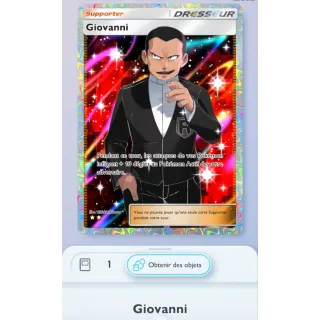 Giovanni full art pokemon tcg pocket