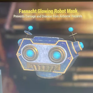 Glowing Robot Mask