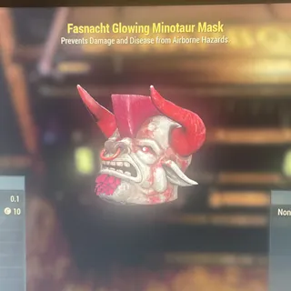 Glowing Minotaur Mask