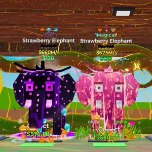 2x Strawberry Elephant