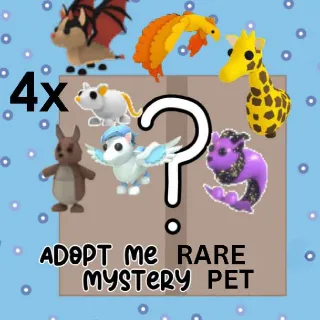 4 Mystery Rare Pets