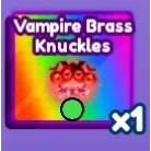 Vampire Brass Knuckles | Baddies