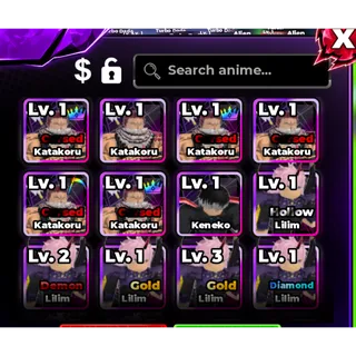 Roll anime to fight! Bundle #3