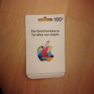 100 € Apple Germany Gift Card