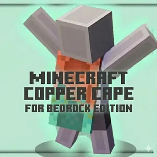 Minecraft Copper Cape (Bedrock Only) [INSTANT DELIVERY]