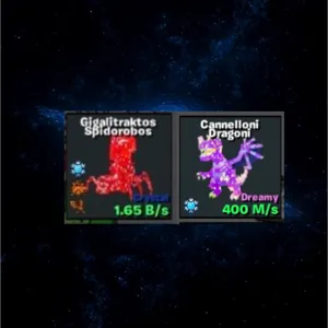 Crystal spider + dragon