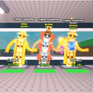 3X TRIPLITOS TRALALERITOS BUNDLE