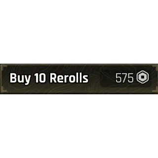 THE FORGE 10 RACE REROLLS