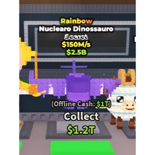 Rainbow Nuclearo Dinossauro