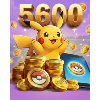 Pokemon GO 5600 PokeCoin Official Top-up | Trustworthy & Instant Delivery