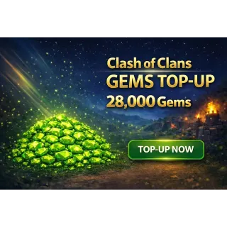 Clash of Clans 2,8000 Gems Top-Up