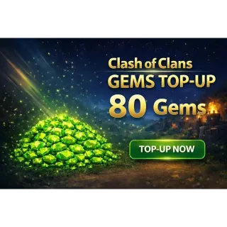 Clash of Clans 80 Gems Top-Up