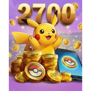 Pokemon GO 2700 PokeCoin Official Top-up | Trustworthy & Instant Delivery