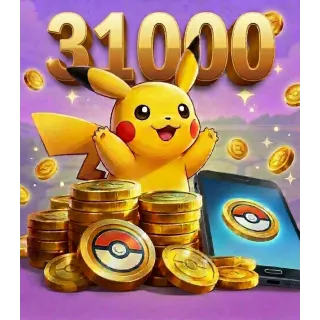 Pokemon GO 31000 PokeCoin Official Top-up | Trustworthy & Instant Delivery
