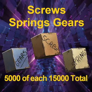 Gears Screws Springs