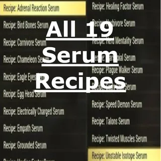 Serum Recipes