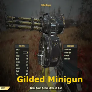 Gilded Minigun