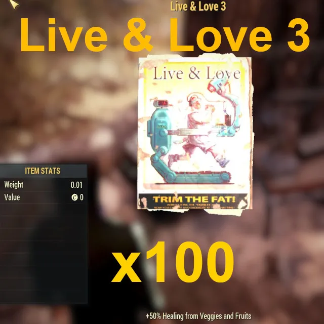 Live Love 3 Fallout 76 Game Items Gameflip