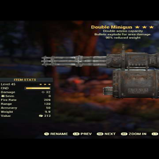 Weapon Double Minigun Explosive In Game Items Gameflip - roblox minigun id