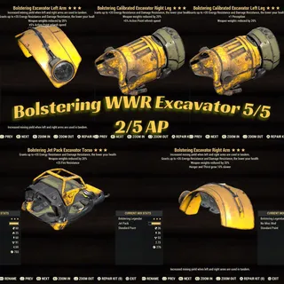 Bolstering WWR Excavator