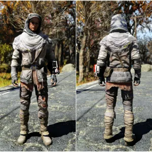 Tattered field jacket