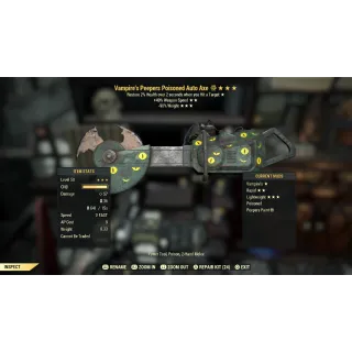 *Vamp*+40%Speed*-90%Weight* AUTO AXE