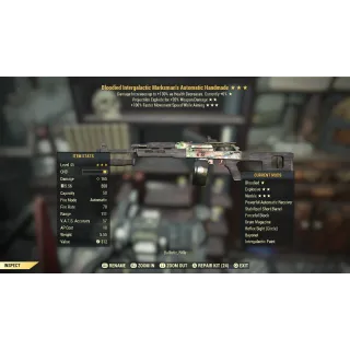 Bloodied* Explosive* +100% Faster Movement Speed While Aiming* HANDMADE