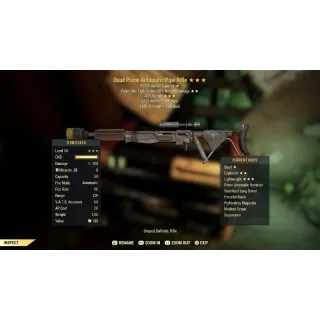Quad* Explosive* -90% Weight* PIPE RIFLE