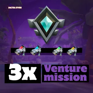 3x VENTURE MISSIONS CARRY | ANY PL | DACTRA OG BOOSTER ⚡