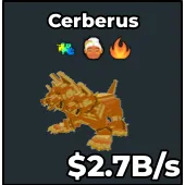 🐺 Gold Cerberus 3 traits 2.7B/s | Steal a Brainrot