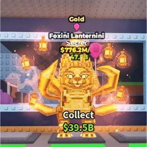 Gold Foxini Laternini