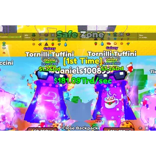 300 Trading Coins + 2 Galaxy Tuffini / Escape Logs For Brainrots