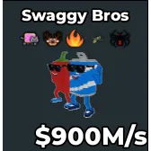 🔥 SWAGGY BROS 900M/s | Steal a Brainrot