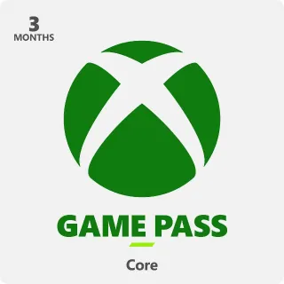 Xbox Game Pass 3 month Core Membership | US United States | Digital Code | Automatic Instant Delivery