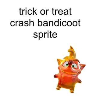 Trick Or Treat Crash Bandicoot Sprite