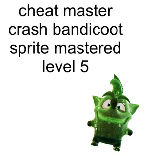 Cheat Master Crash Bandicoot Sprite
