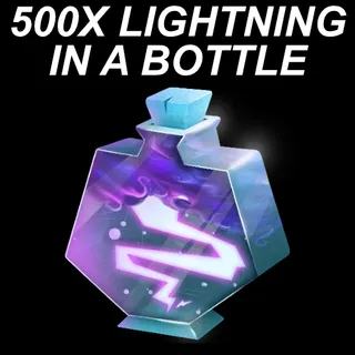  500 Lightning in a bottle