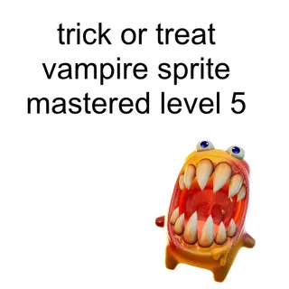 Trick Or Treat Vampire Sprite
