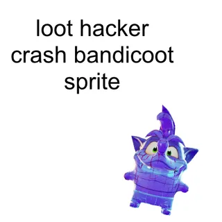 Loot Hacker Crash Bandicoot Sprite
