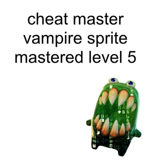 Cheat Master Vampire Sprite