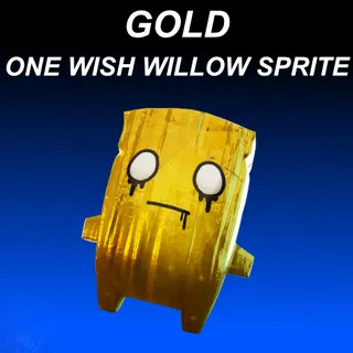 Gold One Wish Willow Sprite