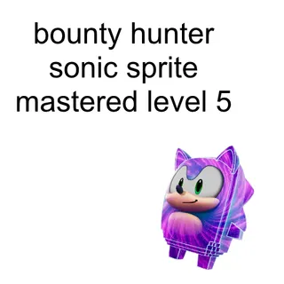Bounty Hunter Sonic Sprite