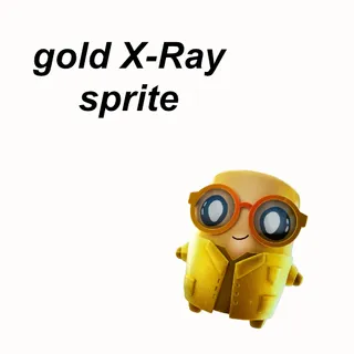 Gold X-Ray Sprite