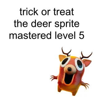 Trick Or Treat The Deer Sprite