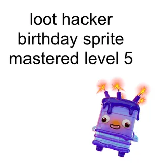 Loot Hacker Birthday Sprite