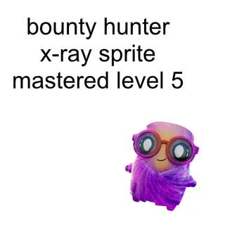 Bounty Hunter X-Ray Sprite