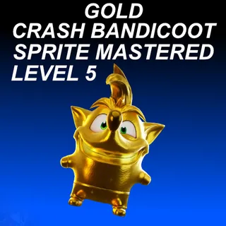 Gold Crash Bandicoot Sprite