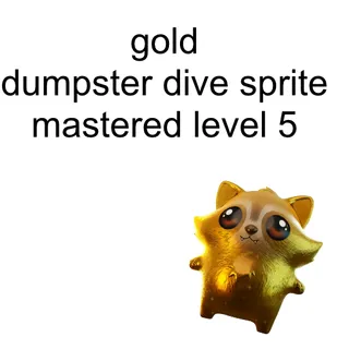 Gold Dumpster Dive Sprite